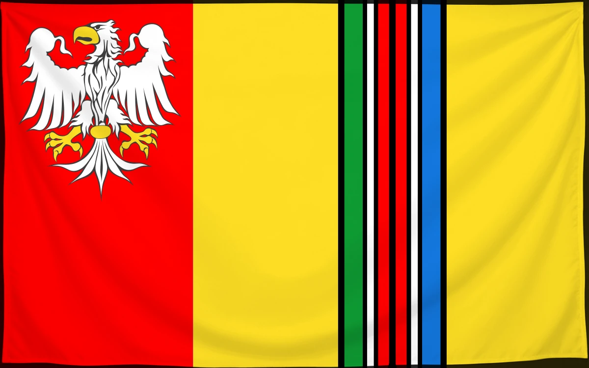 Флаг: Ловичский повет